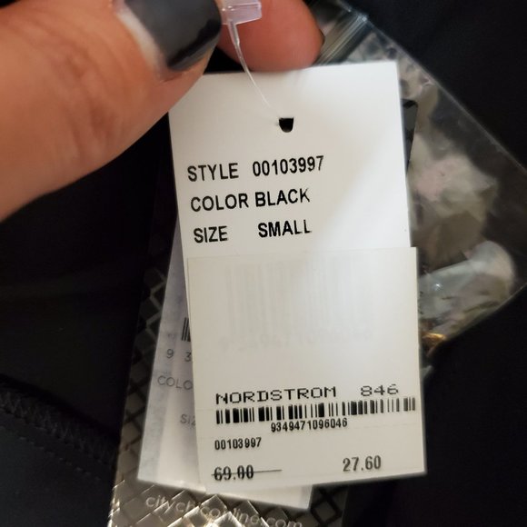 City Chic Black Sheer Knot Front Blouse - Picture 3 of 7